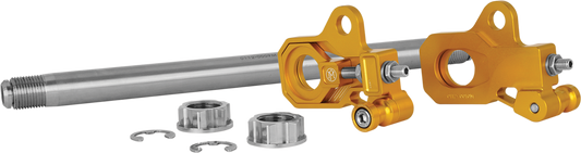 Axle Adjuster Kit - Gold - Rear