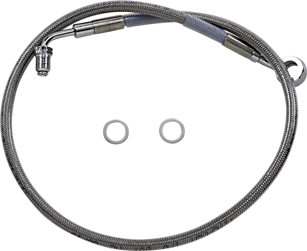 Brake Line - +6" - Stainless Steel - '18-'20 Softail