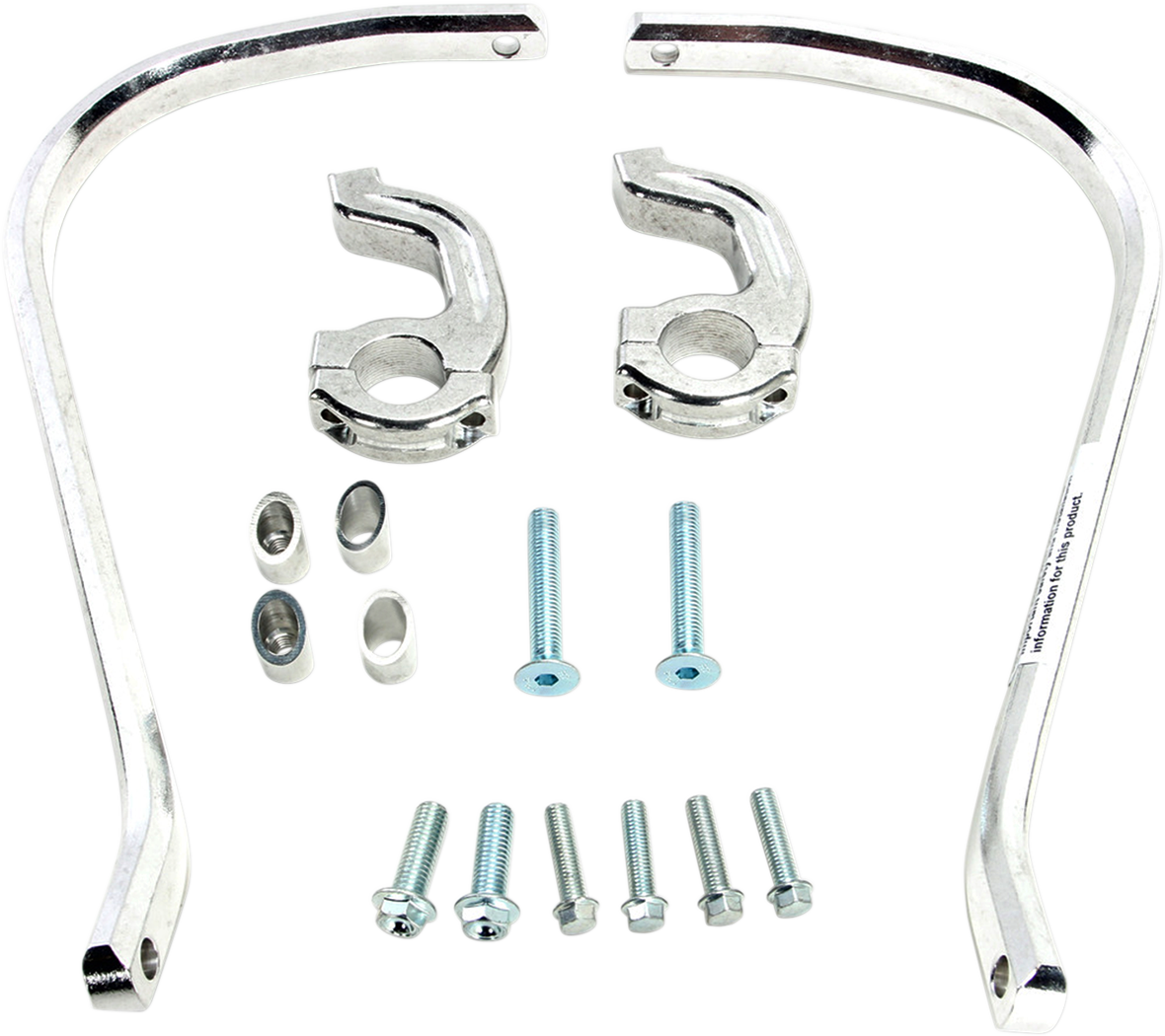 Handguards - Contour - 1-1/8" - Silver