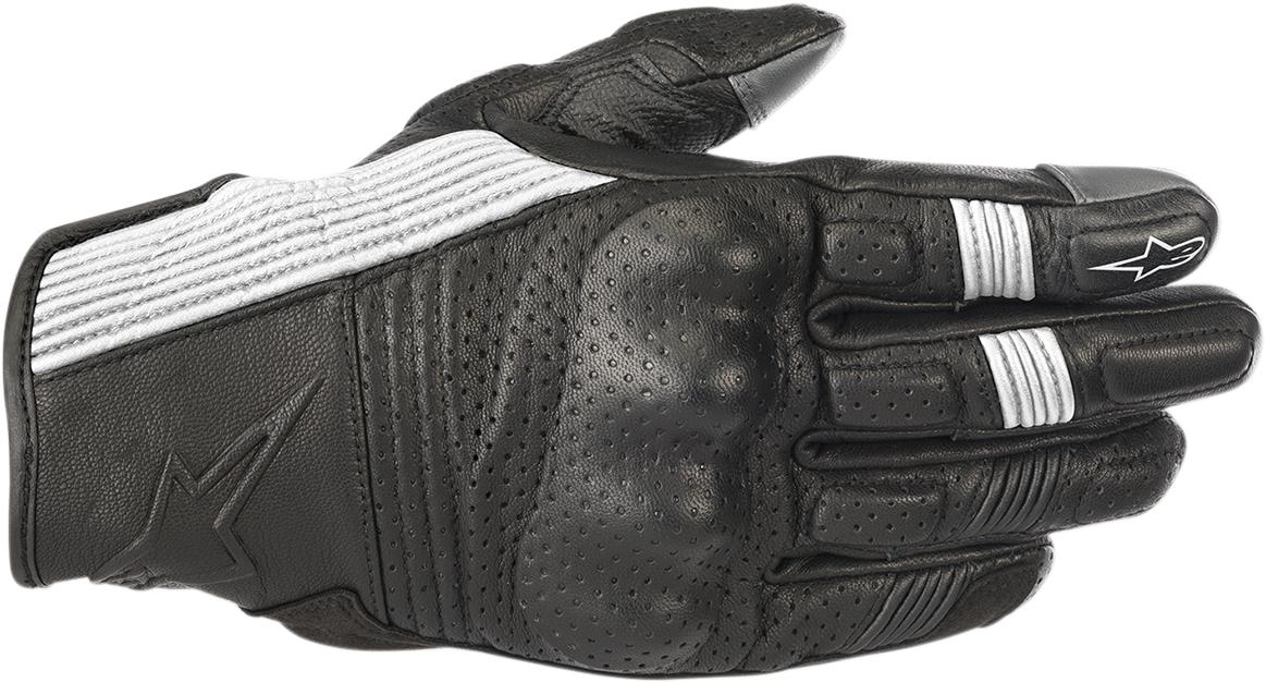 Mustang V2 Gloves - Black/White - Small