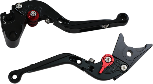 Black MGP Lever Set for Kawasaki