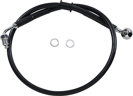 Brake Line - +4" - Black - '18-'20 Softail