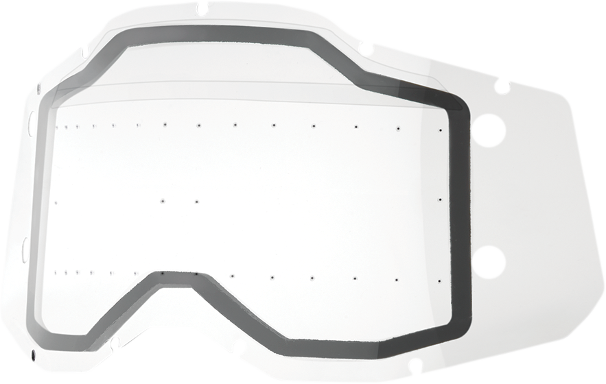 Accuri 2/Racecraft 2/Strata 2 Forecast Dual Lens - With Bumps - Clear