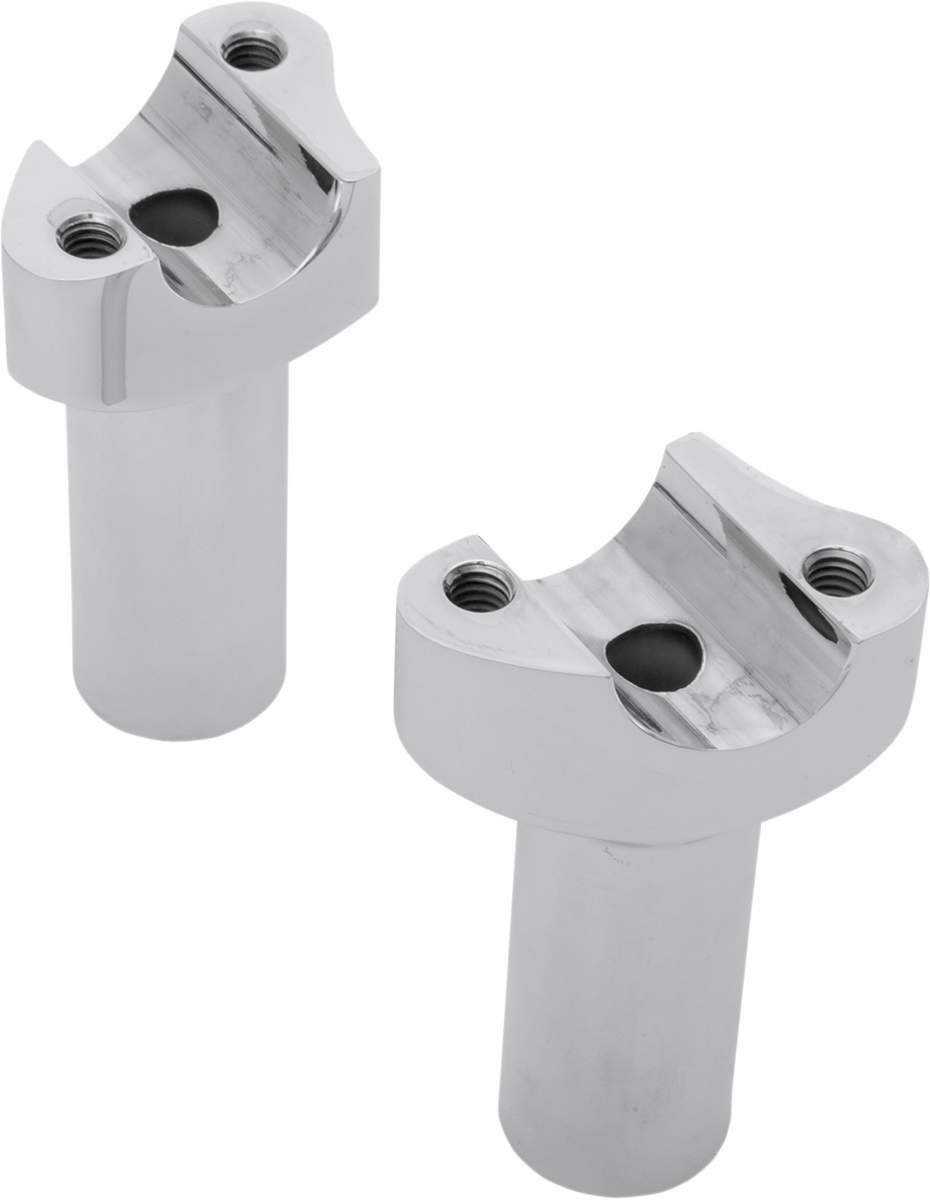 Elevadores de Manillar  3-1/2" Cromo