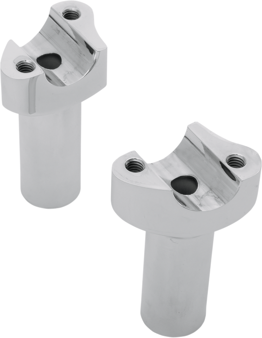 Elevadores de Manillar  3-1/2" Cromo