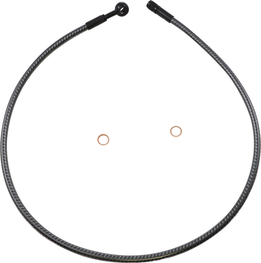 Brake Line - Front - 10 mm - 180° - 34" - KARBONFIBR