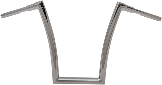 Chrome 1-1/2" Strip Handlebar with 17" Rise