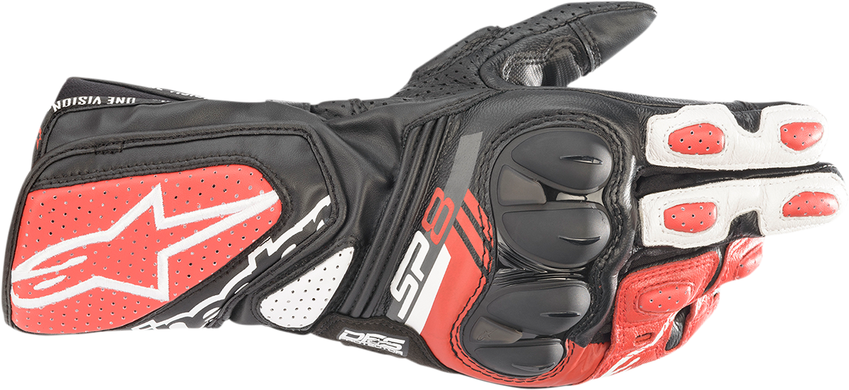 SP-8 V3 Gloves - Black/White/Red - Small