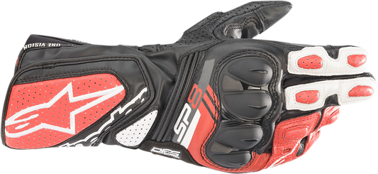 SP-8 V3 Gloves - Black/White/Red - Small