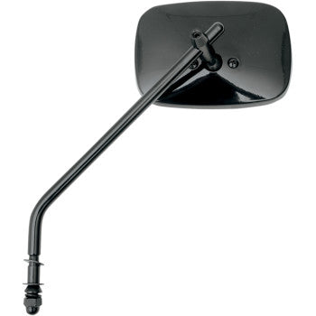 Die Cast Mirror - Long Stem - Black