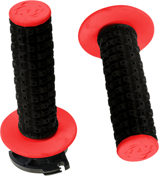 Grips - Defy - Lock-On - Black/Red