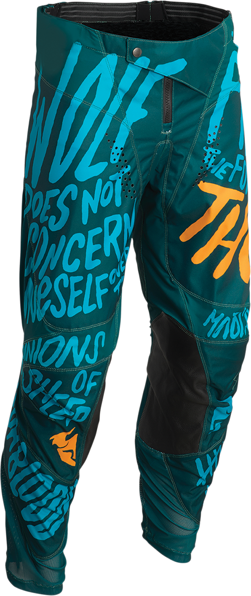 Youth Pulse Counting Sheep Pants - Teal/Tangerine - 18