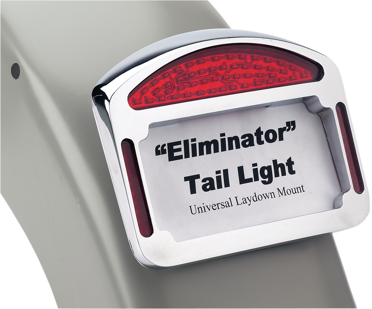 Tailight Eliminator - Universal - Chrome