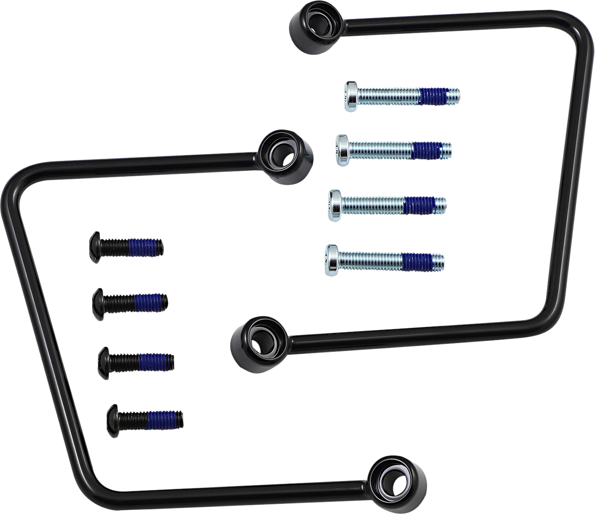 Soportes de alforjas negros