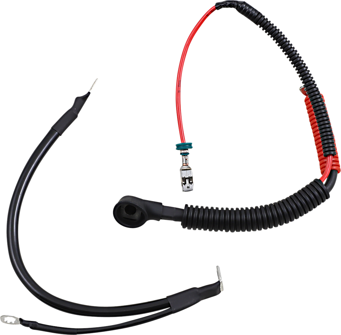 Black Battery Cable Set - '09-'13 FLH/T