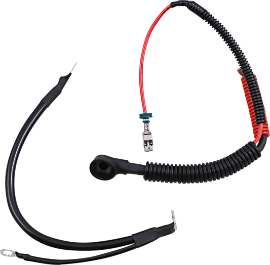 Black Battery Cable Set - '09-'13 FLH/T