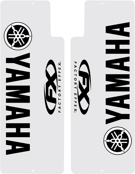 Fork Shield Decal - Yamaha - Blue