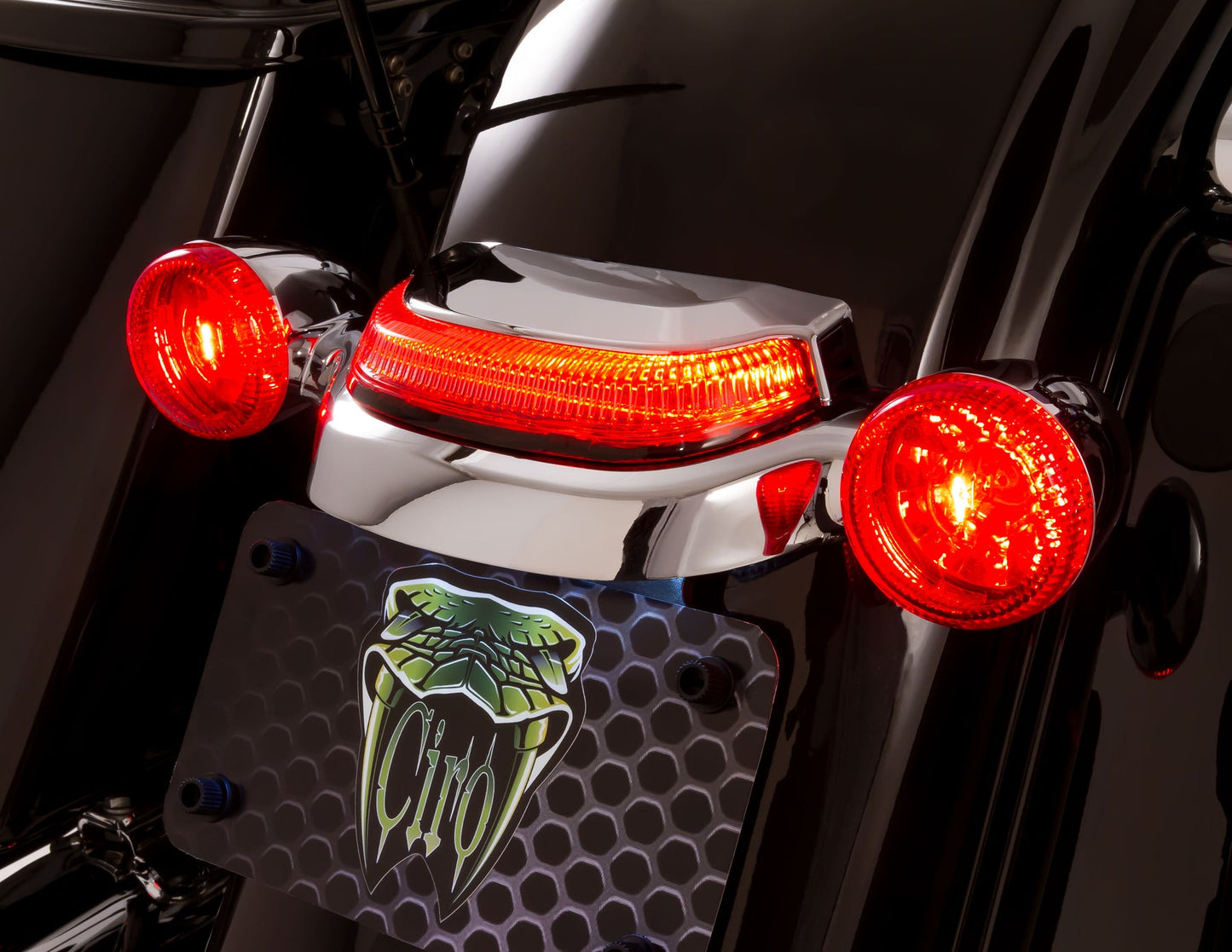 Taillight - Smoke - Chrome