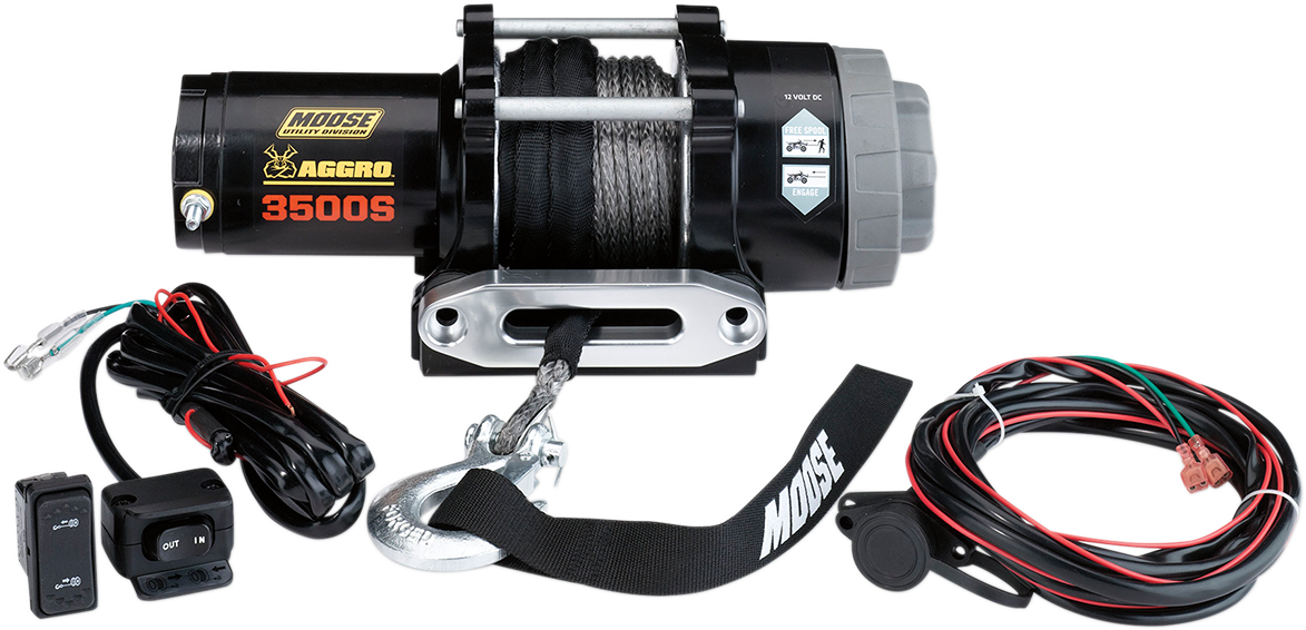 3500 LB Winch - Synthetic Rope