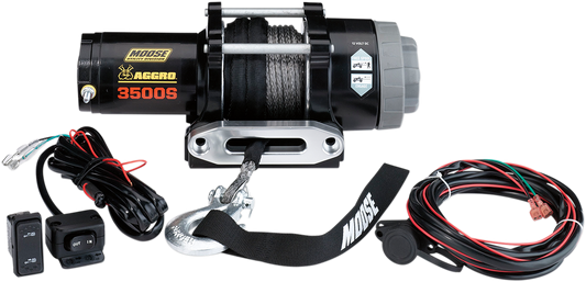 3500 LB Winch - Synthetic Rope