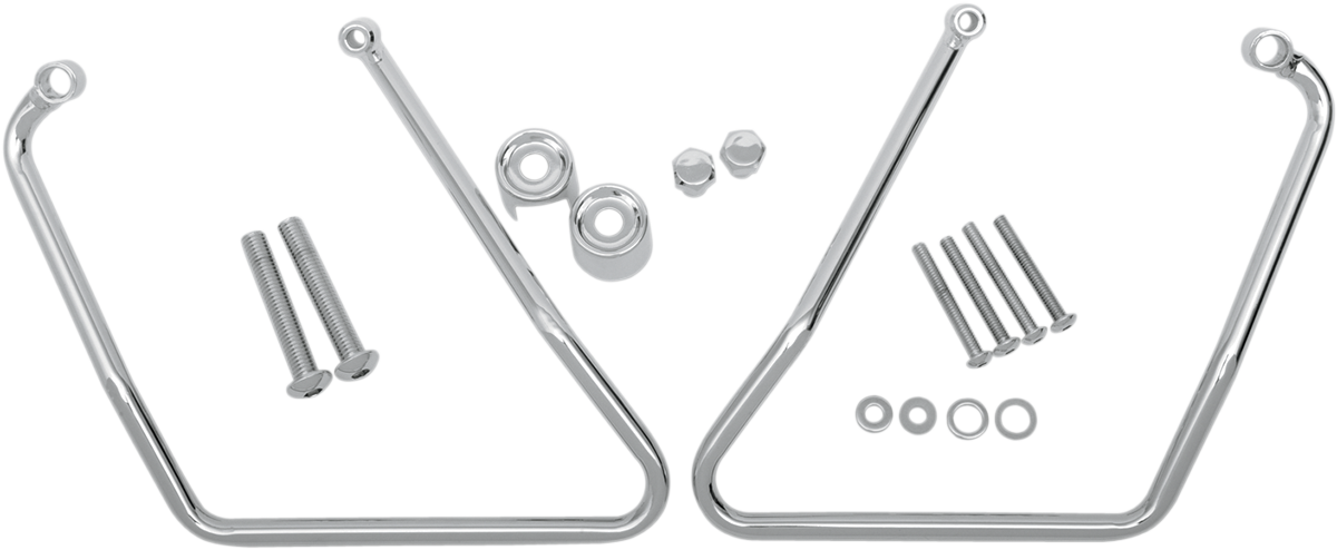 Soportes para alforjas cromo