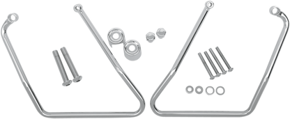 Soportes para alforjas cromo