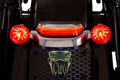 Taillight - Red - Chrome