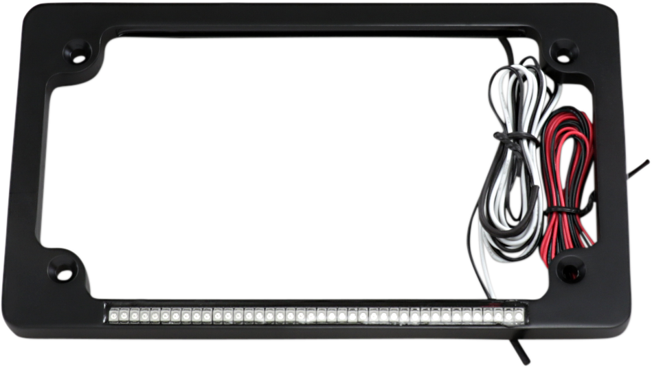 Dual License Plate Frame - Black