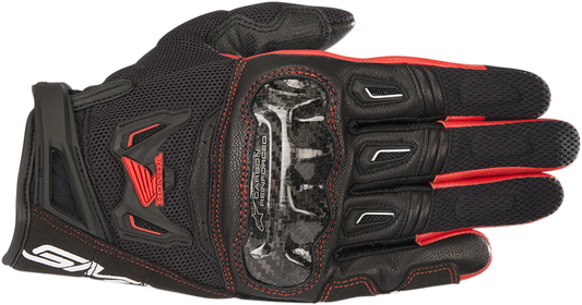 SMX-2 Air Carbon Gloves - Black/Red - Small