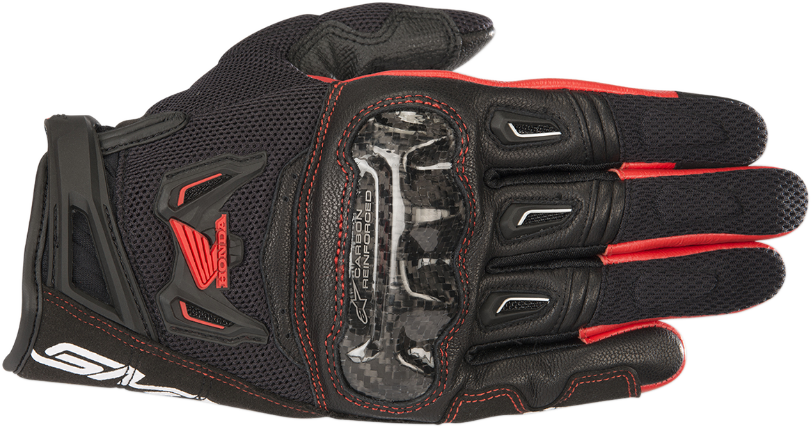 SMX-2 Air Carbon Gloves - Black/Red - Small