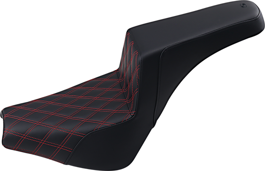 Step Up Seat - Driver's Lattice Stitched - Red
