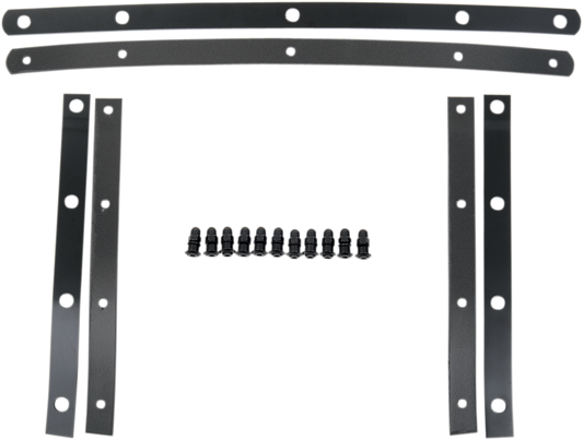 Fats Windshield Hardware Straps - Black