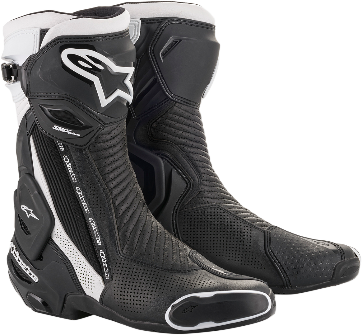 SMX+ Vented Boots - Black/White - US 5 / EU 38