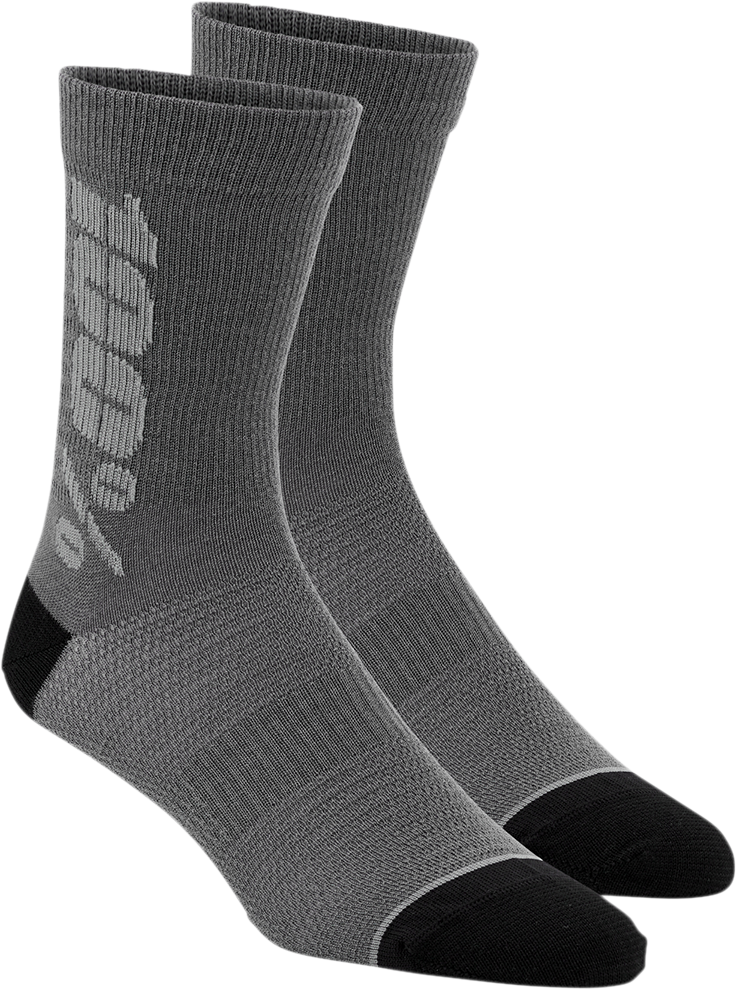 Rythym Socks - Charcoal/Gray - Large/XL