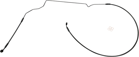 Brake Line Upper Indian Stainless Black