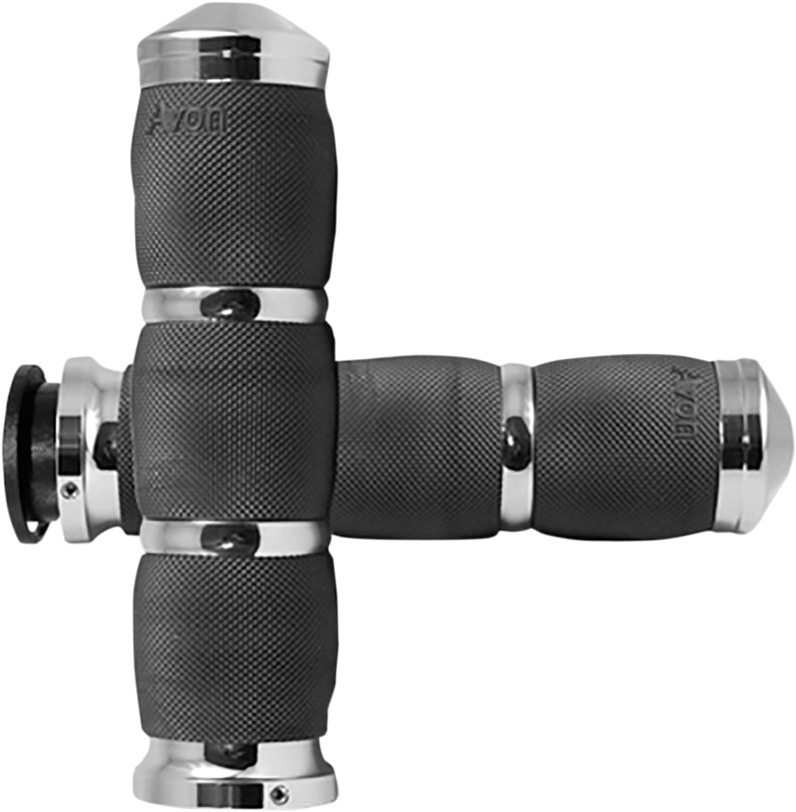 Grips - Air Cushion - Indian - Chrome