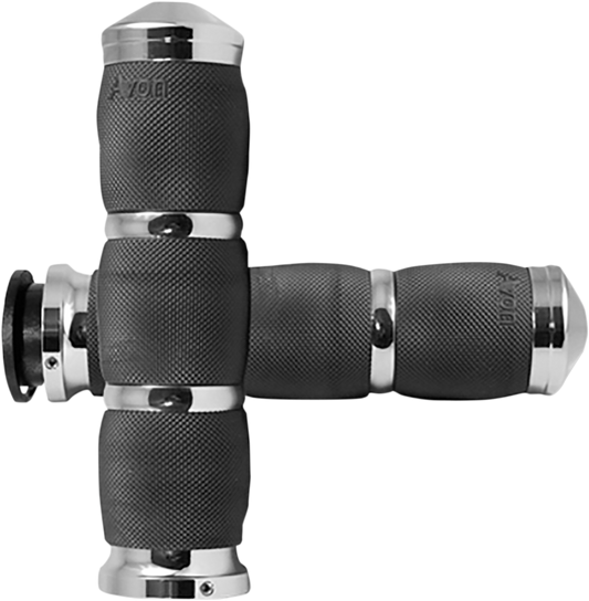 Grips - Air Cushion - Indian - Chrome