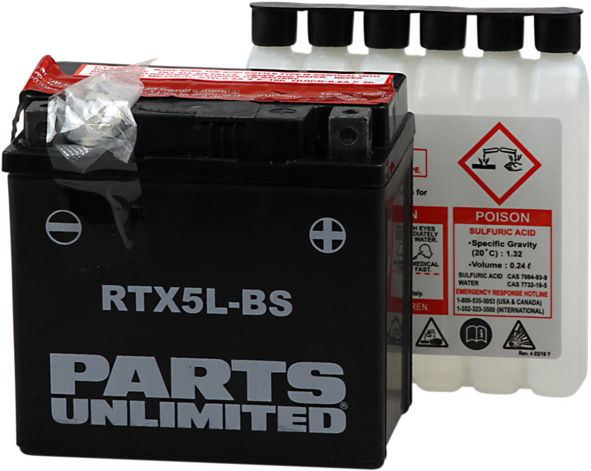 AGM Battery - RTX5L-BS .24 L