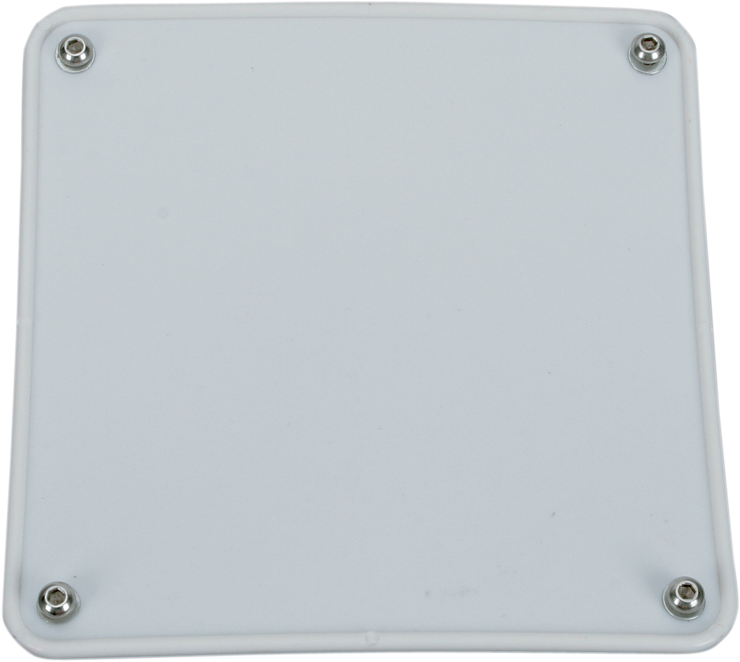 Bumper Number Plate - White