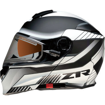 Casco Z1R Solaris - Scythe - Eléctrico - Blanco/Negro