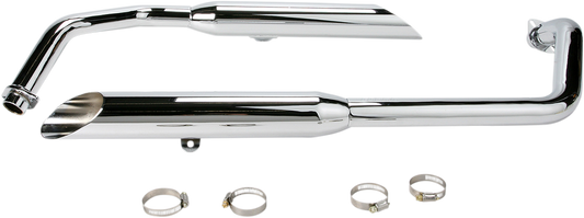 Classic Slashcut Exhaust - Chrome - Shadow Spirit
