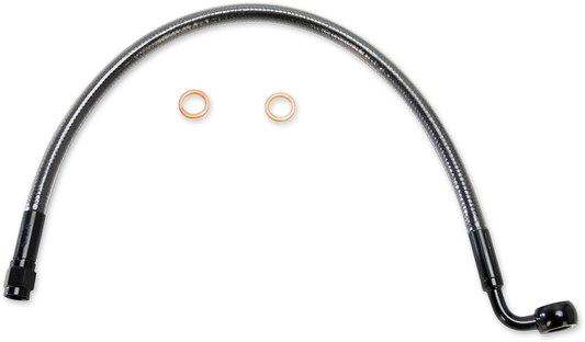 Brake Line - Front - Black Pearl - 90° 10 mm - 15"