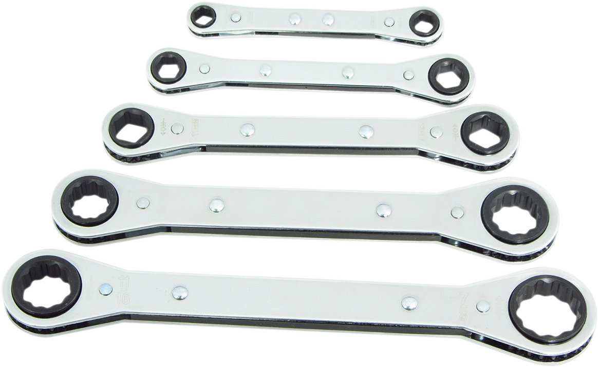 Wrench Set Ratcheting Metric