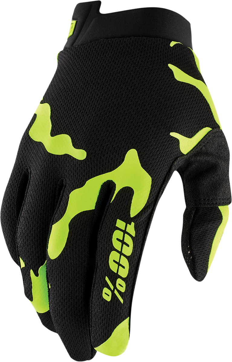 Youth I-Track Gloves - Salamander - Medium