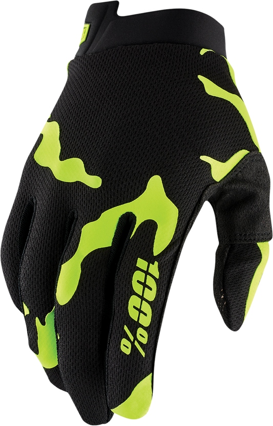 Youth I-Track Gloves - Salamander - Medium