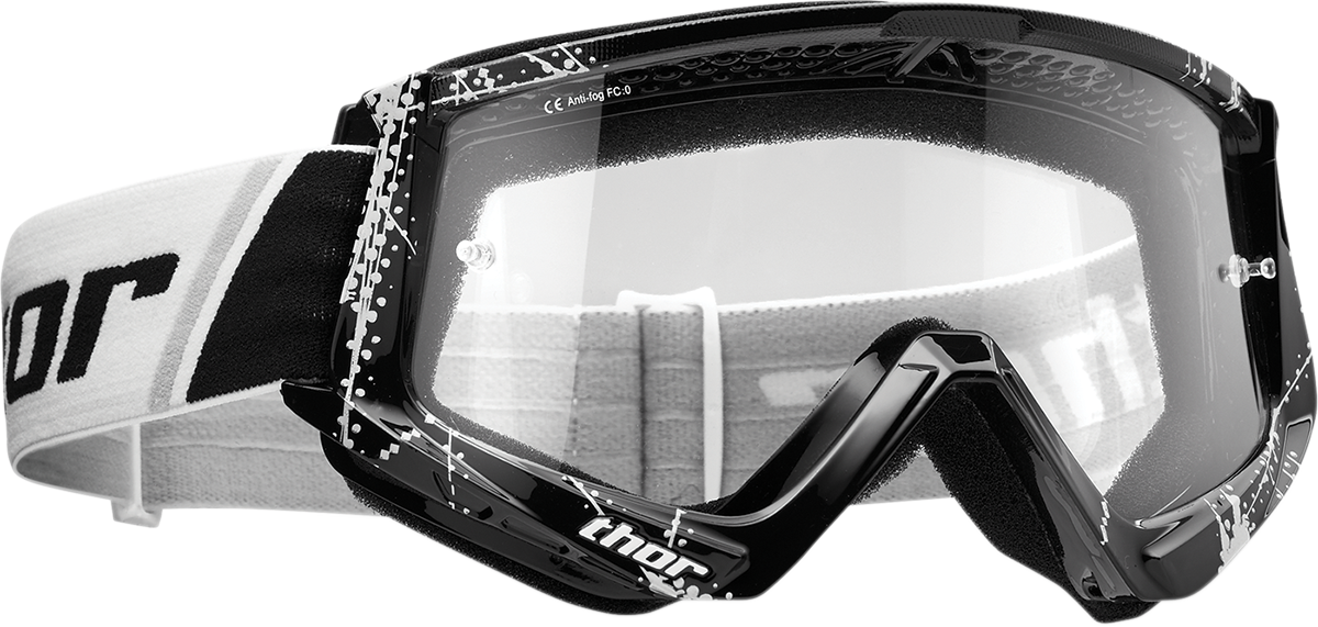 Youth Combat Goggles - Web - Black