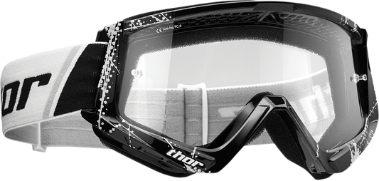 Youth Combat Goggles - Web - Black