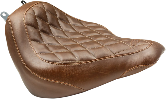 Wide Tripper Seat - Diamond - Brown