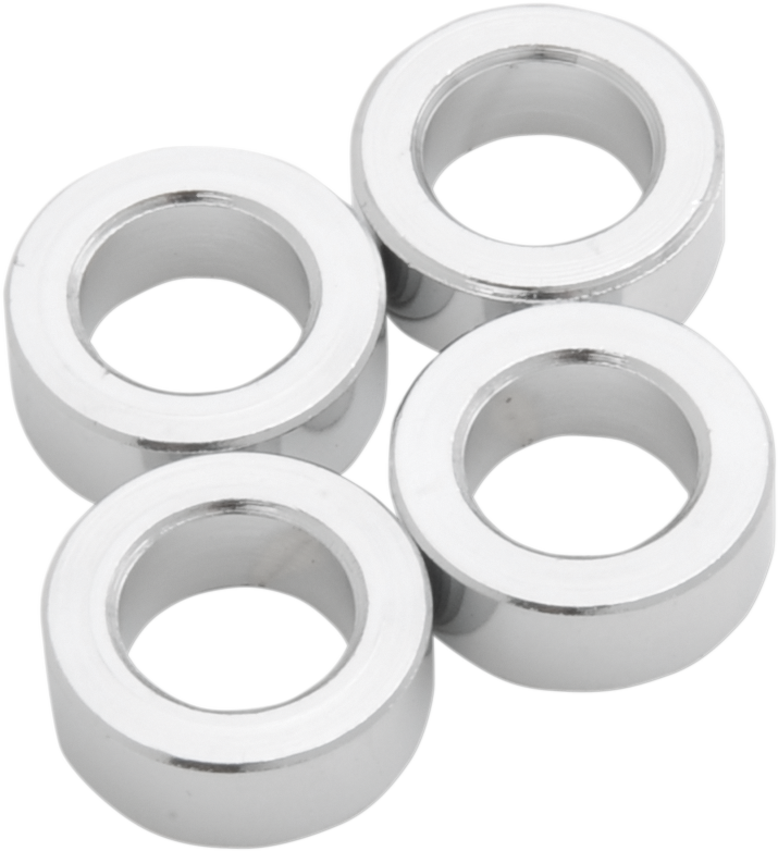 Chrome Turn Signal Spacers - 1/4" - 4 Pack