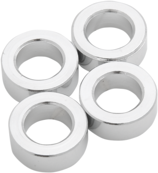 Chrome Turn Signal Spacers - 1/4" - 4 Pack